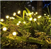8 Led'li Güneş Enerjili Bahçe Çiti Aydınlatma Lamba (sarı) - 1