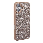 iPhone 16 Plus Kılıf Parlak Taşlı Tasarım Pırlanta Kapak thumbnail 1