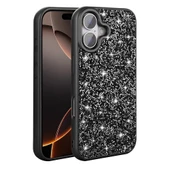 iPhone 16 Plus Kılıf Parlak Taşlı Tasarım Pırlanta Kapak thumbnail 4