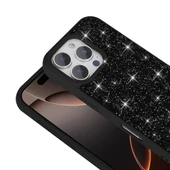iPhone 16 Pro Max Kılıf Parlak Taşlı Tasarım Pırlanta Kapak thumbnail 4