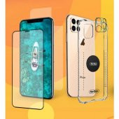 Apple iPhone 11 Pro Max 5li Set Full Koruma (Kılıf,Levha,Kamera-Ön-Arka Koruyucu) - 3