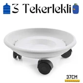 ModaCar Tekerlekli Damacana ve Tüp Altlığı Beyaz - 1