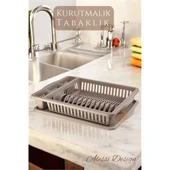 ModaCar Bulaşık Durulama Sepeti Tabaklık Bulaşık Kurutmalık KAHVE Alessi - 1