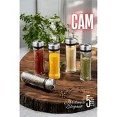 ModaCar Cam Tuzluk Baharatlık 5 ADET Jardenia Elegant - 1