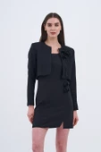 Trend Kadın Modern ve Şık Ceket ve Elbise Kombini - 7