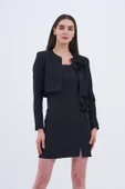 Trend Kadın Modern ve Şık Ceket ve Elbise Kombini - 9