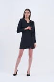 Trend Kadın Modern ve Şık Ceket ve Elbise Kombini - 2