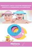 Bebek Banyo Şapkası Duş Başlığı Ayarlanabilir Düğmeli Çocuk Küvet Göze Su Kaçırmayan Pembe Şapka - 3