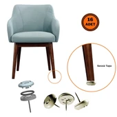 16 Adet Silentplug Sessiz Tapa Masa Sandalye Çivili Polygrid Krem - 1