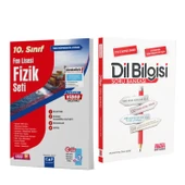 Çap 10. Sınıf Fen Lisesi Fizik Seti ve AKM Dil Bilgisi Soru Bankası Seti 2 Kitap - 1