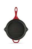 Hosse Yuvarlak Döküm Grill Izgara Tava 24cm Kırmızı  HS Y GTV 24 - 1