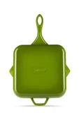 Hosse 28x28 cm Kare Çift Kulplu Döküm Kızartma Tava – Yeşil HS K KTV 2828 - 3
