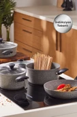 Biogranit Grey New 7 Parça Tencere Seti - 1