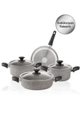 Biogranit Grey New 7 Parça Tencere Seti - 3