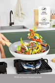 X Refika Birgül Swiss Crystal Grill Tava 28 Cm Creamy - 6