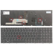HP ZBook 15 G6 6TR59EA 6CJ05AV Notebook Klavyesi, Laptop Tuş Takımı (Siyah TR) ışıklı - 1