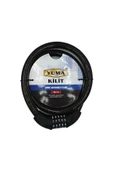 Yuma Ym-747 120cm 20mm 5 Şifreli Siyah Motorsiklet Kilidi - 1