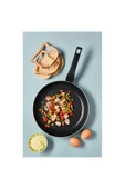 1 B55605 Titanyum 1X SimpleCook Tava 26 cm Yapışmaz Taban Kızartma Tavası Titanyum Alüminyum Titany - 5