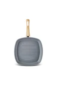 X Refika Birgül Swiss Crystal Grill Tava 28 Cm Creamy - 2