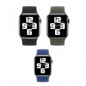 Apple Watch Örgü Solo Loop Kordon 40mm M Beden 14.7cm (Seri 2 3 4 5 6 SE) K32 - 4