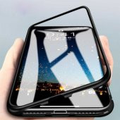 Apple iPhone 7 Plus Kılıf 360 Derece Korumalı Çift Parçalı Mıknatıslı Arkası Cam Kapak - 2