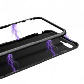 Apple iPhone 7 Plus Kılıf 360 Derece Korumalı Çift Parçalı Mıknatıslı Arkası Cam Kapak - 5