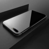 Apple iPhone 7 Plus Kılıf 360 Derece Korumalı Çift Parçalı Mıknatıslı Arkası Cam Kapak - 12