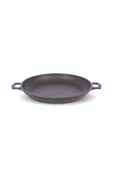 FMS Döküm Kavurma ve Gözleme Tenceresi Çift Kulplu 36cm Siyah- G3021SYH - 2
