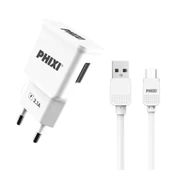 Pch201m Basic 2.1a Micro Usb Kablolu Şarj Cihazı - 1