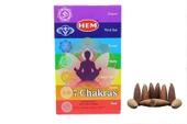7 Chakras Back Flow Cones - 1