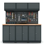 1.8 Metre Modüler Çalışma Tezgahı İE.36.18.07 - 3