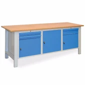 2.1 Metre Yükseklik Ayarlı Çalışma Tezgahı 3 Çekmeceli Dolaplı İE.YACT.21.3 - 2