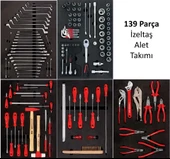 139 Parça İzeltaş Alet Takımı Çekmece Seti İE.İZ.139 - 1