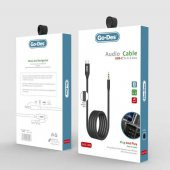 Aux Audio Type-C ve 3.5mm Jak Girişli Kablo - GAC-365 - 10