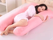5 Farklı Bölge Destekli Hamile Yastığı ( Pembe ) - 1500gr - 1