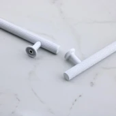 10 Adet Doruk Beyaz Metal Kulp 96 mm-9.6 cm Mobilya Çekmece Mutfak Dolabı Dolap Kulbu Kulpu Beyaz thumbnail 6