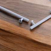 10 Adet Doruk Beyaz Metal Kulp 96 mm-9.6 cm Mobilya Çekmece Mutfak Dolabı Dolap Kulbu Kulpu Beyaz thumbnail 7