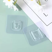Geçmeli Eşya Sabitleme Klipsleri Şeffaf 4 Lü Set - 2