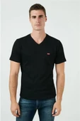 Levi's Minimalist V Yaka Kısa Kol Erkek T-Shirt - Günlük Stil - 1