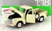 Welly Koleksiyon 1 / 24  1953 Chevrolet 3100 Pick Up Krem Model Metal Araba - 4