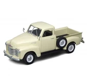 Welly Koleksiyon 1 / 24  1953 Chevrolet 3100 Pick Up Krem Model Metal Araba - 1