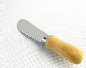 Tereyağı Bıçağı - Mini Spatula Ahşap Saplı 6 Adet - 5