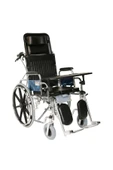 MEDİKALCİM Poylin P615 Banyo Tuvalet Tekerlekli Sandalye - 1