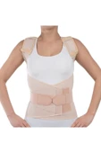 MEDİKALCİM Bej Renk Torakolomber Çelik Fleksible Balenli Korse thumbnail 2