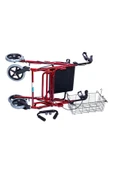MEDİKALCİM Dm9146 Ayak Pedallı Alüminyum Rolatör (tekerlekli Sandalye Gibi Kullanma Imkanı) - 4