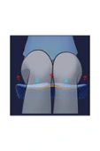 NEWOTO Kuyruk Sokumu Korumalı Minder Visco Coccyx Oturma Minderi - 6