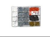 871 Parça 19 Çeşit Vida Dübel Seti Organizer, Vida, Dübel, Makaron Seti - 3