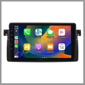 BMW E46 1998-2005 UYUMLU 2 GB RAM 32 GB HAFIZA ANDROID MULTIMEDIA TEYP thumbnail 1