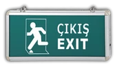 5 Adet CATA CT 9166 3W Çift Yönlü Ledli Exıt Çıkış Armatürü - 1