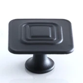 10 Adet Klas Kulp Düğme Mat Siyah Mobilya Mutfak Dolabı Çekmece Dolap Kapak Kulpu Kulbu Kulb Metal thumbnail 2